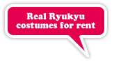 Full-scale Ryukyu costumes for rent