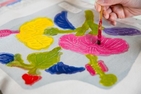 Colorfully-dyed pattern