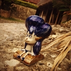 Ceramic art painting 【KIJIMUNA】