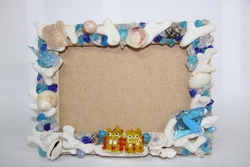 芸能・生活文化体験　制作珊瑚相框　相框